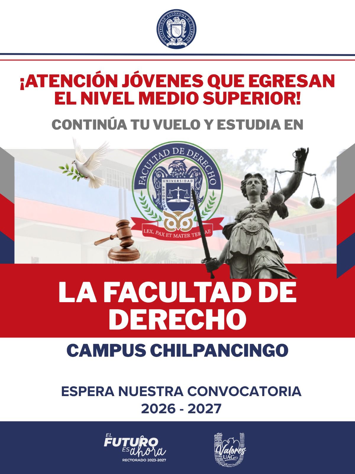 📢⚖️ ¡Atención jóvenes egresados del bachillerato!